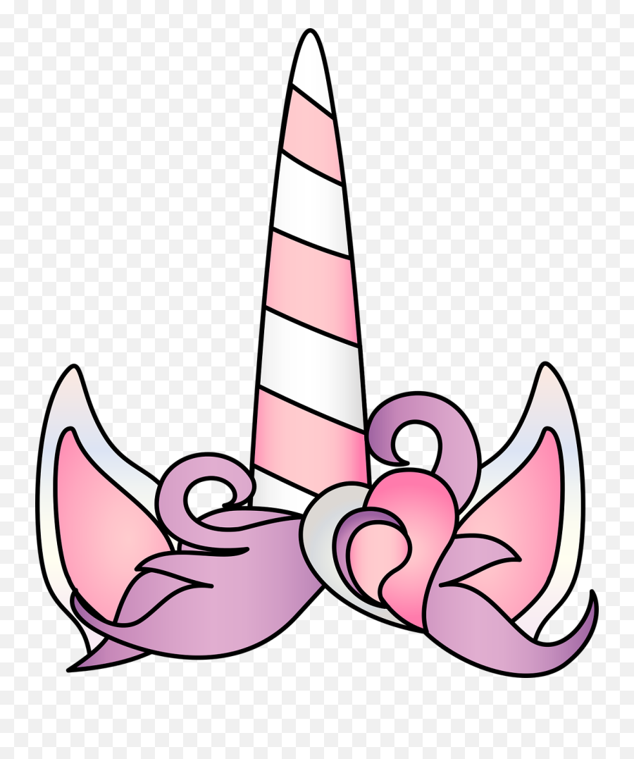 Graphic Unicorn Horn - Free Vector Graphic On Pixabay Transparent Unicorn Horn Png,Unicorn Png Transparent