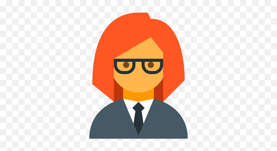 Secretary Woman Icon In Color Style - Computer Icons Avatar User Profile Png,Secretary Icon
