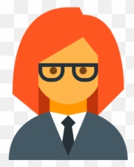 Secretary Woman Icon In Color Style - Computer Icons Avatar User Profile Png