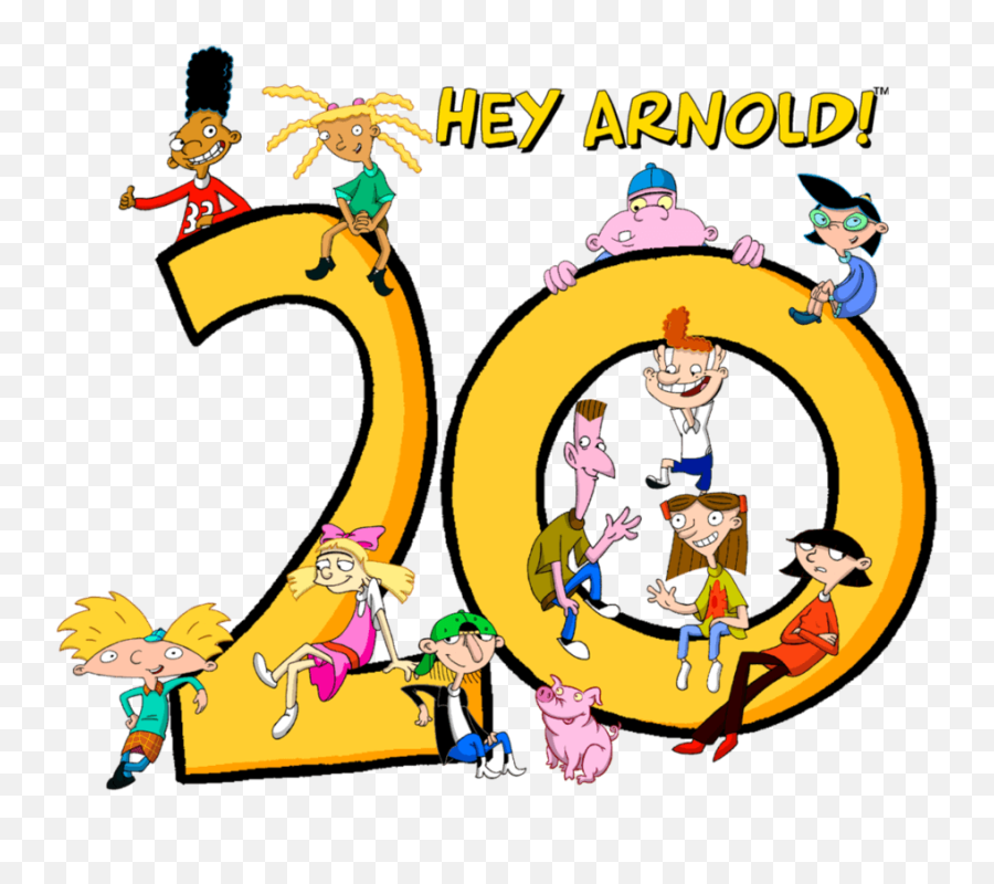 Hey Arnold 20th Anniversary - Hey Arnold Characters Png,Hey Arnold Png