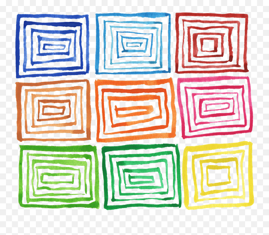 Square Pattern Png Picture 794257 - Transparent Background Image Png Colorful,Watercolor Background Png