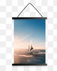 Sailing Clouds A3 Art Print - png
