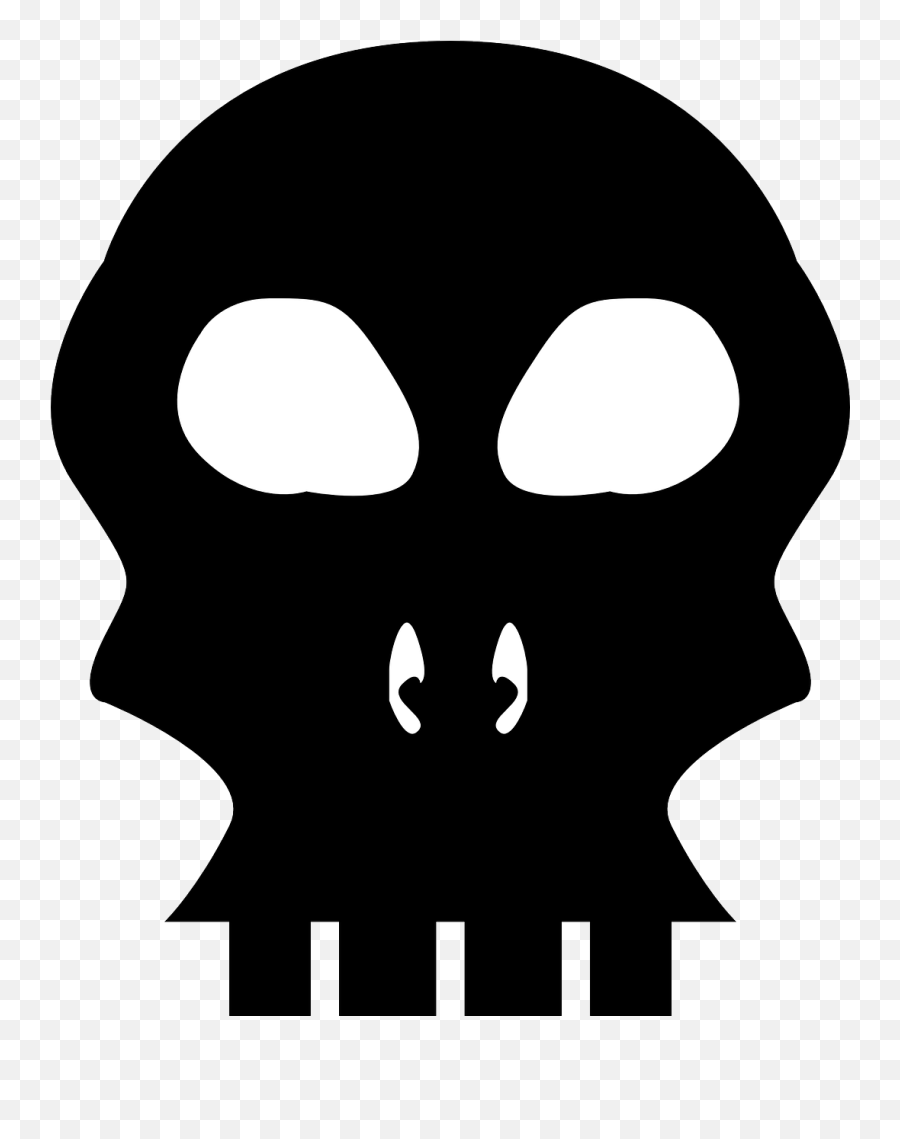 Skull Head Png Silhouette Clipart