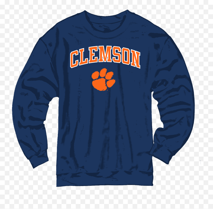 Download Clemson Crew Sweatshirt - Clemson Tigers Full Sweater Png,Tigers Png