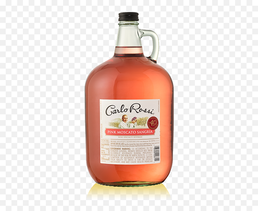 Jug Of Wine Best Red U0026 White In A Carlo Rossi - Carlo Rossi Pink Moscato Sangria Png,Wine Bottle Transparent Background