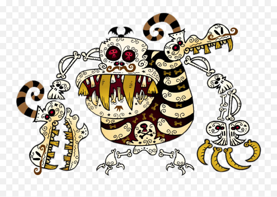 El Tigre Character Mismatched Bone Png