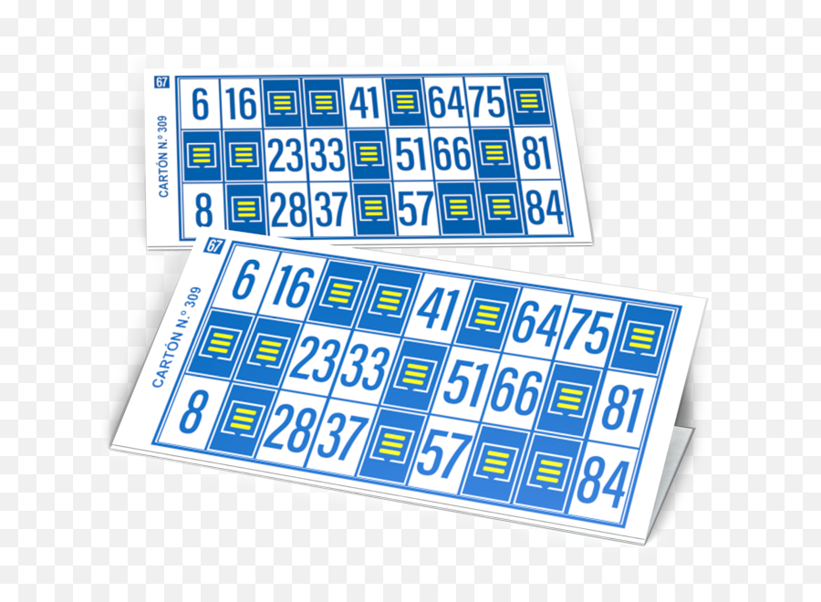 Download Eventos Cartones De Bingo - Vector Carton De Bingo Png,Bingo Png