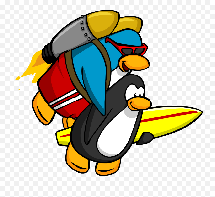 Catchin Waves Jet Pack Surfer Carry - Club Penguin Catchin Waves Png,Jetpack Png