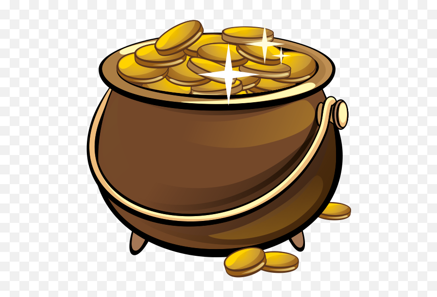 Download Leprechaun Pot Coin Gold Money Free Clipart Hd - Clip Art Pot Of Gold Png,Pot Of Gold Png