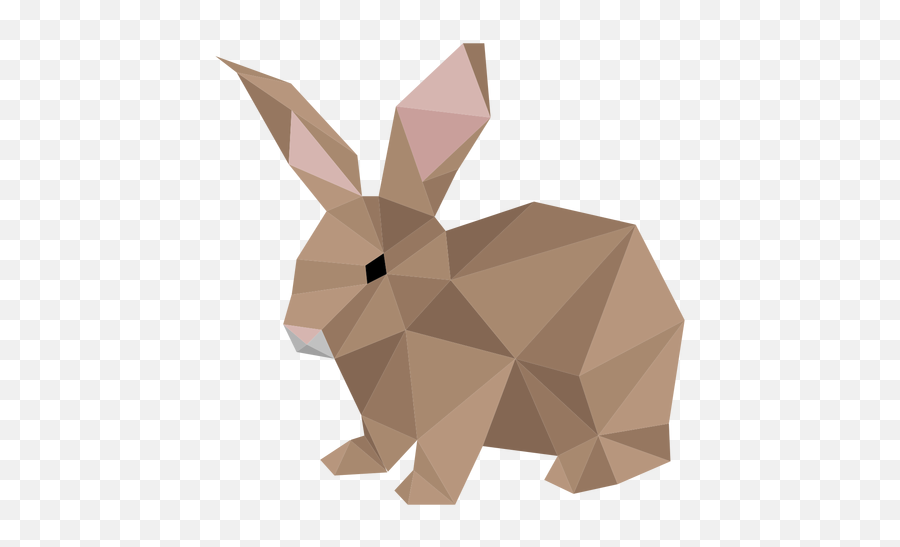 Rabbit Bunny Muzzle Ear Low Poly - Transparent Png U0026 Svg Domestic Rabbit,Rabbit Png