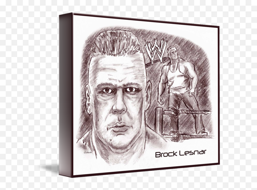 Brock Lesnar - Sketch Png,Brock Lesnar Transparent