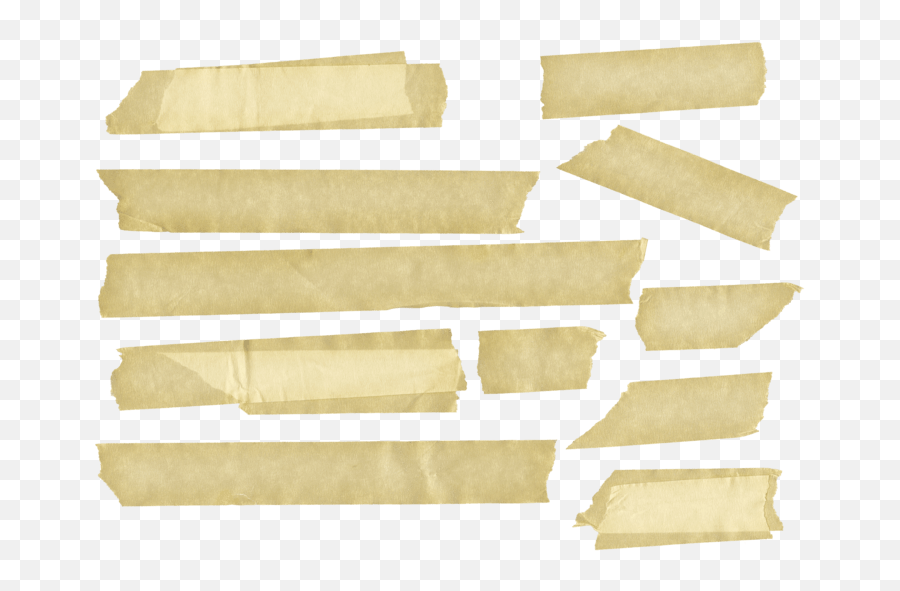 Scanned Tape Pieces - Masking Tape Hitrecord Image Masking Tape Transparent Png,Piece Of Wood Png