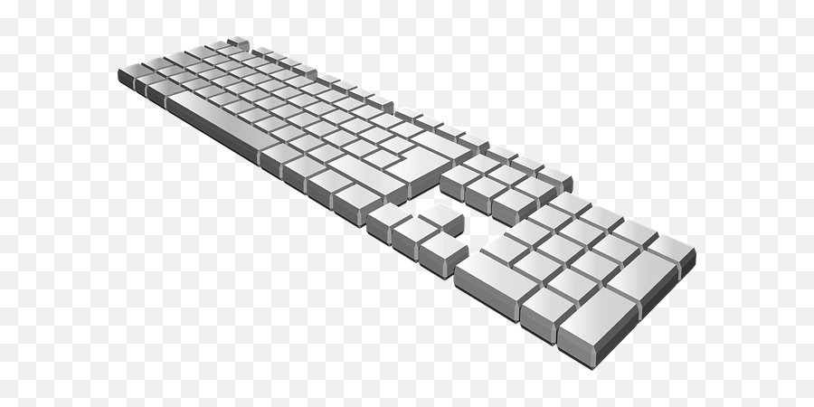 Keyboard Pc Transparent Png Images - Keyboard Perspectives,Computers Png