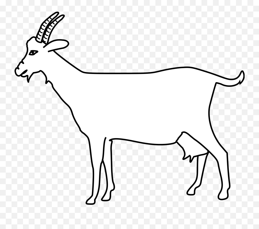 Clipart Goat File Tra 1735713 - Png Outline Picture Of A Goat,Goat Transparent