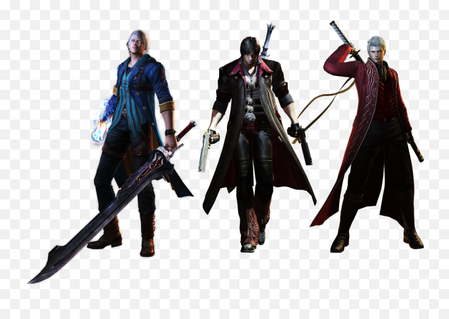 Devil May Cry 4 Vergil Clear Bonus Render PNG by VigoorDesigns on