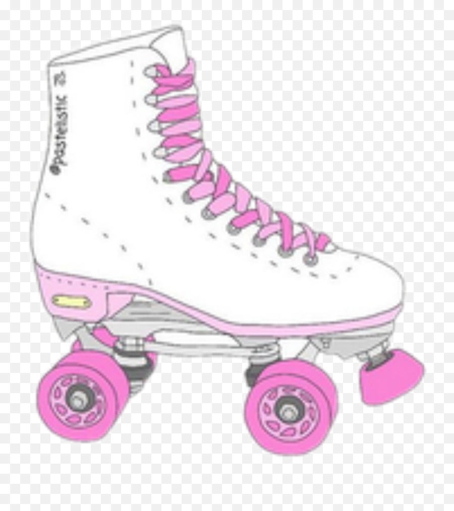 Pink - Cute Roller Skate Png,Roller Skates Png