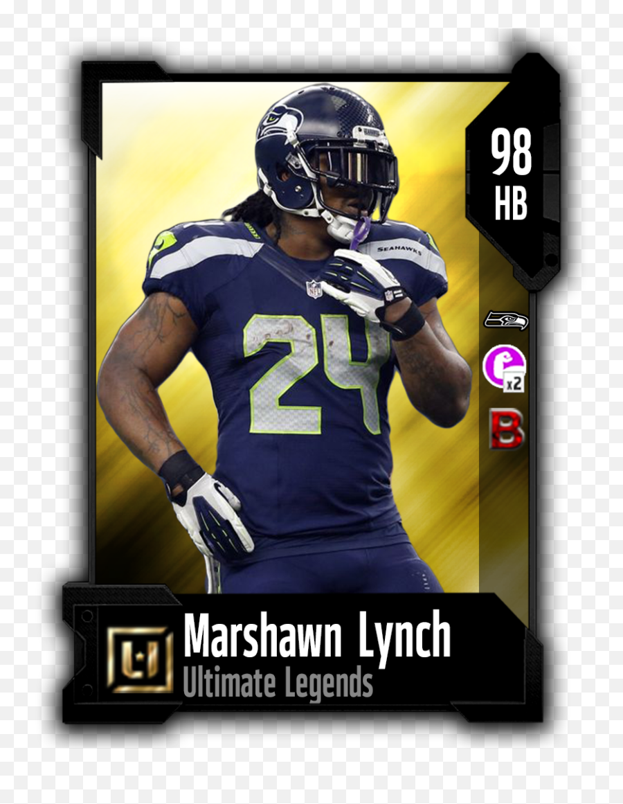 Merry Christmas Marshawn - Football Card Png,Madden 18 Png