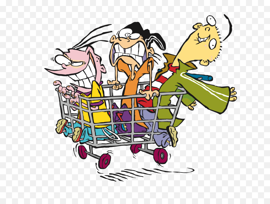 Ed Edd N Eddy In Shopping Cart Png Image - Ed Edd And Eddy,Shopping Cart Png