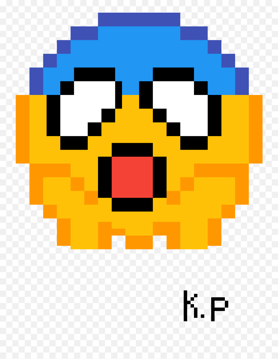 Scared Emoji - Emoji Pixel Art Minecraft Png,Scared Emoji Transparent Background