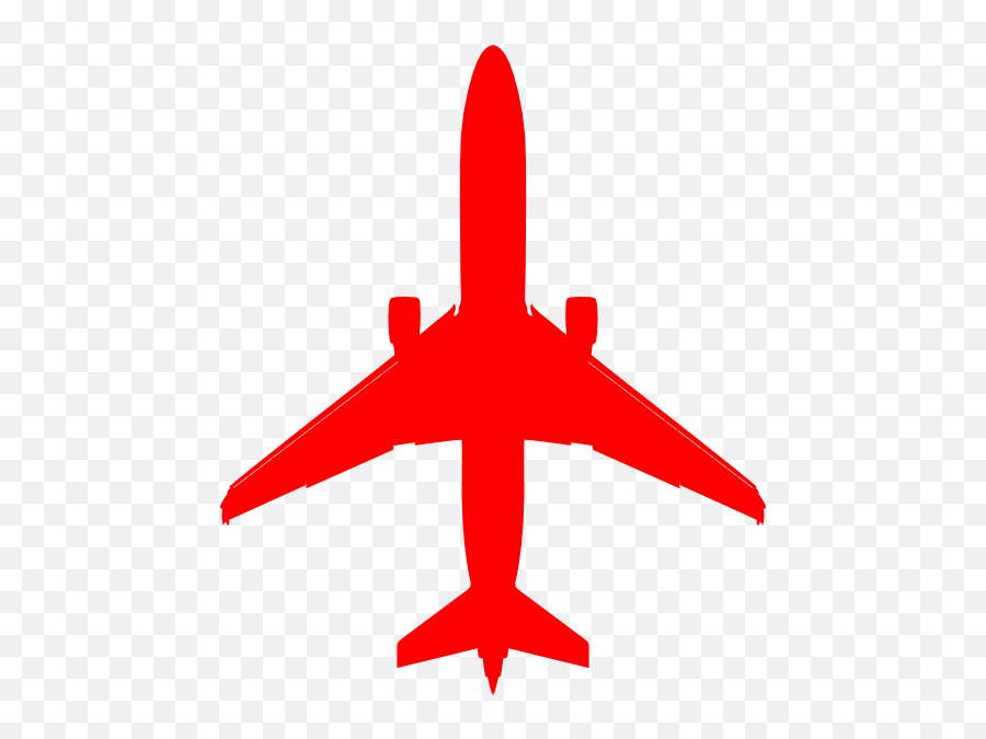 Png Free Red Airplane - Red Plane Silhouette,Airplane Silhouette Png