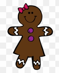 Gingerbread Art Png Transparent - Gingerbread Girl Clip Art,Gingerbread Png