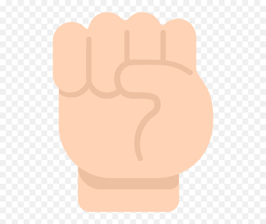 Raised Fist Emoji Clipart - Animated Image Of A Fist Png,Fist Emoji Png