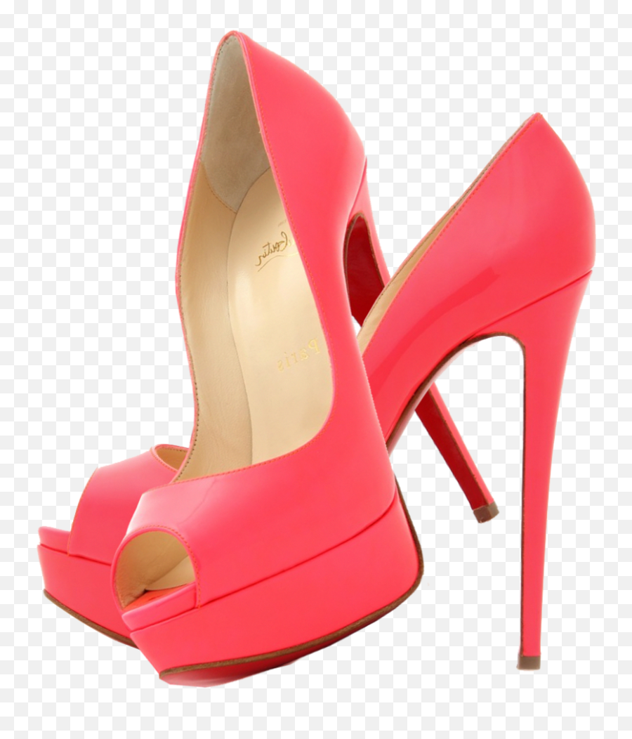 Christian Louboutin Peach Clipart - Nice Red Bottom Heels Png,Christian Louboutins Logo