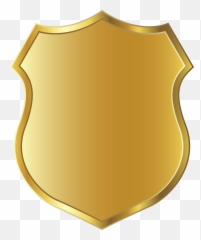 Gold Shield Transparent Png Clipart - Police Badge Background