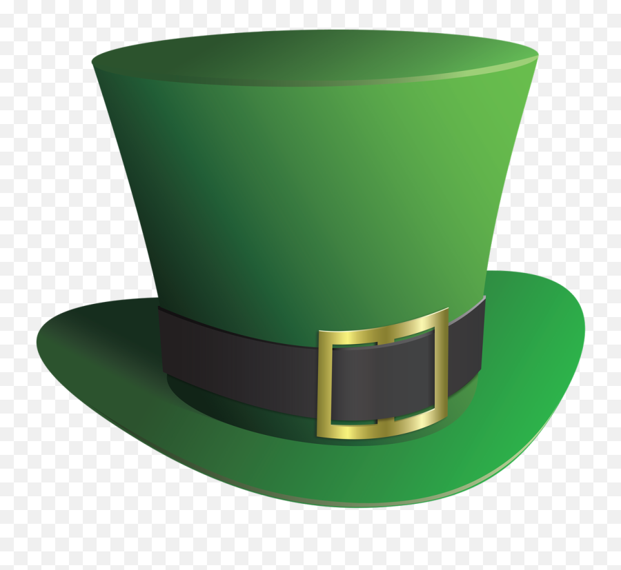 Top Hat St Patricks Day Png - Leprechaun Hat Clear Background,Tophat Png