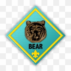 Cub Scout Bear Clipart - High Resolution Scouts Logo png