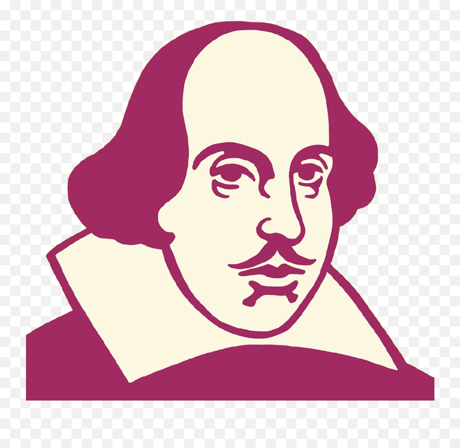 Graphic Design Illustration - Shakespeare With Blank Background Png,Shakespeare Png