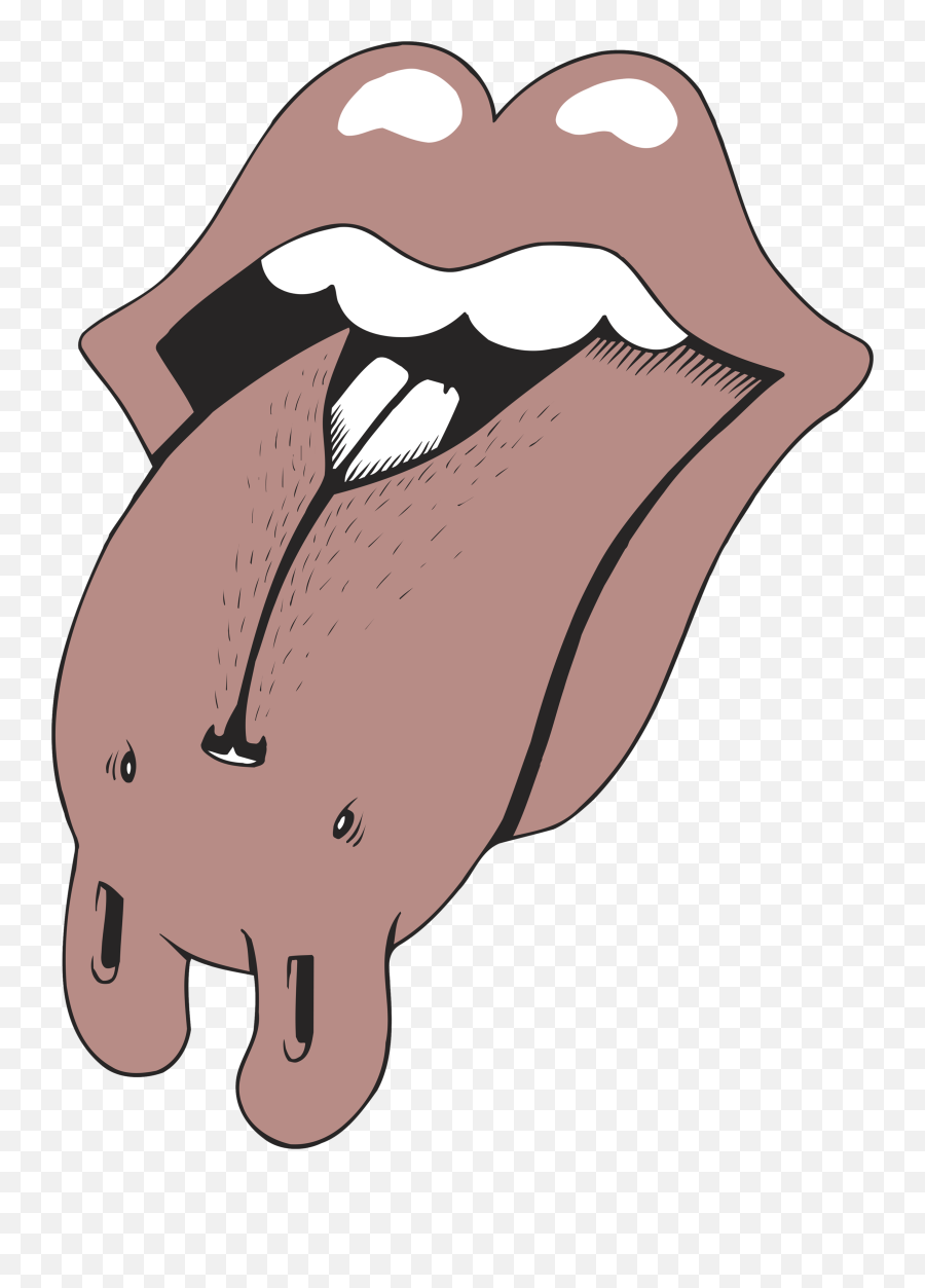 Rolling Stones Logo Png Image With - Draw A Mouth With A Tongue Sticking Out,Rolling Stones Png