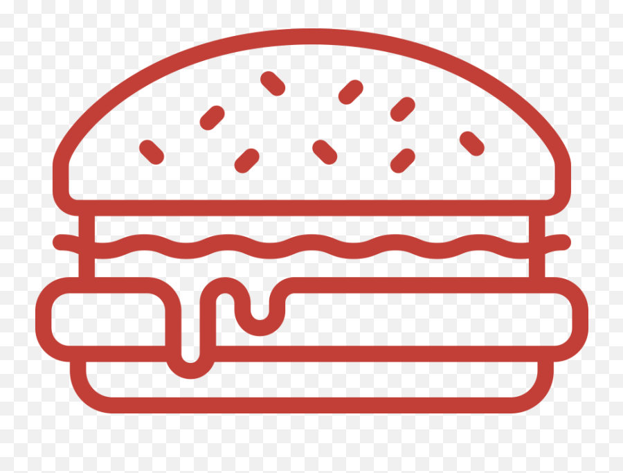 Download Clipart Lunch Icon Png Image - Burger Icon Png Red,Lunch Icon Png