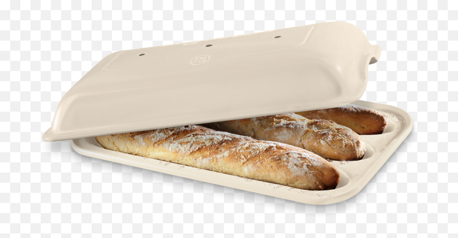 Baguette Baker - Emile Henry Moule 3 Baguettes Png,Baguette Transparent