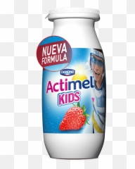 Download Actimel Fresa - Plastic Bottle Png Image With No Danone,Fresa Png