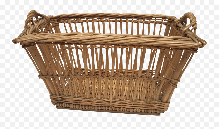 Wicker Laundry Basket - Laundry Basket Png,Laundry Basket Png
