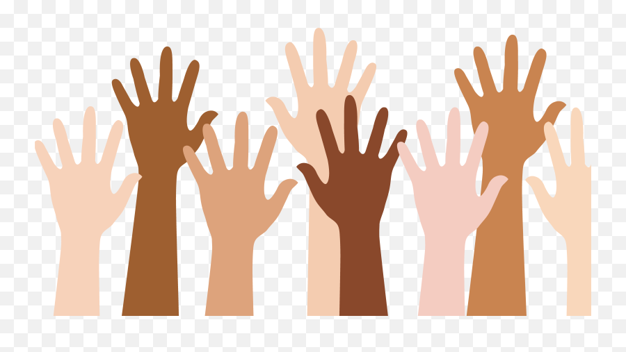 Clip Art Royalty Free Library Only - Raise Hand Clipart Transparent Png,Raised Hands Png