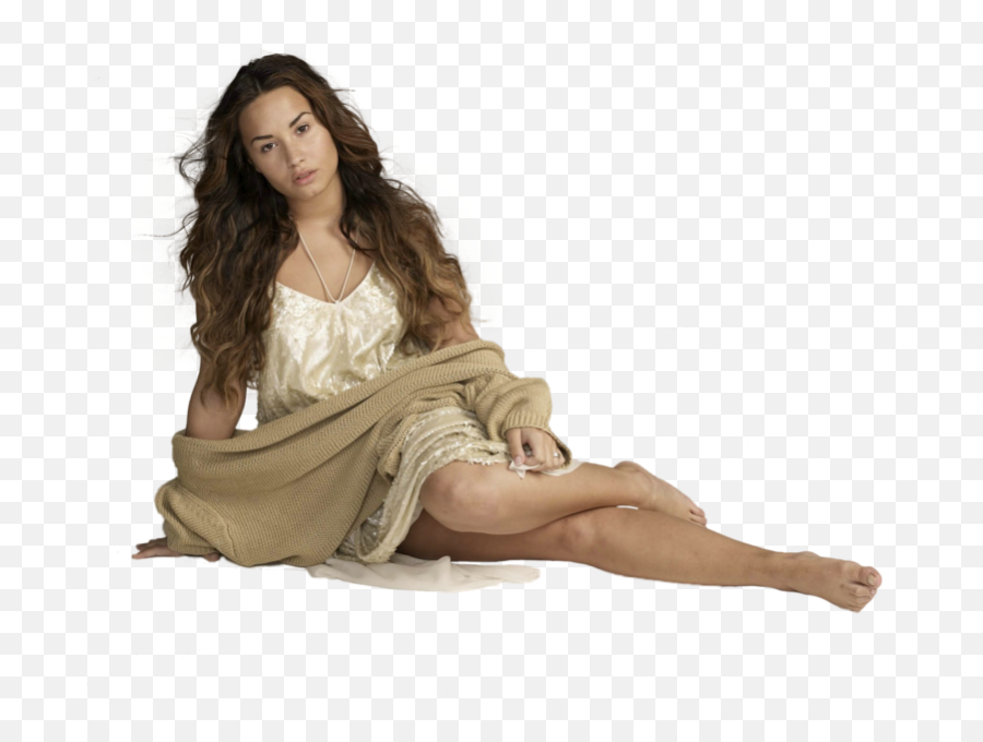 Download Girl Sitting Png - Demi Lovato,Girl Sitting Png