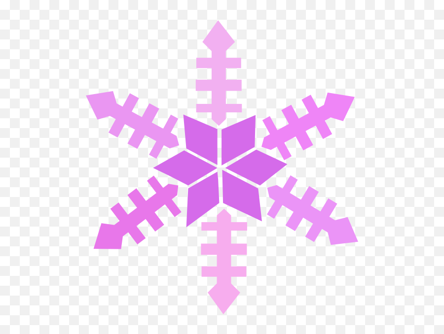Small Snowflake Clipart - Purple Snowflake Free Clipart Png,Cow Icon Cliart