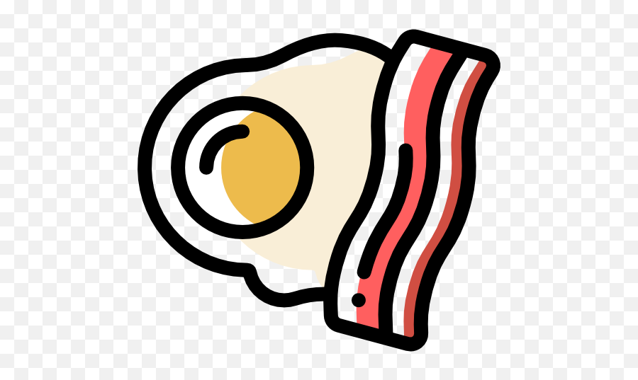 Egg And Bacon - Bacon Egg Icon Png,Bacon Icon