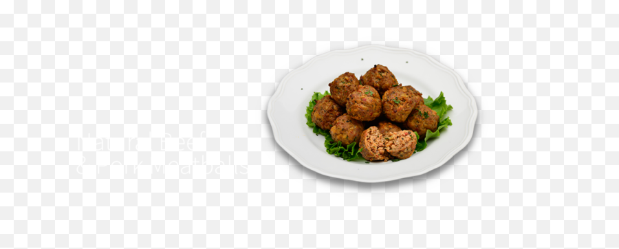 Download Hd Natural Beef And Pork - Hushpuppy Png,Meatball Png
