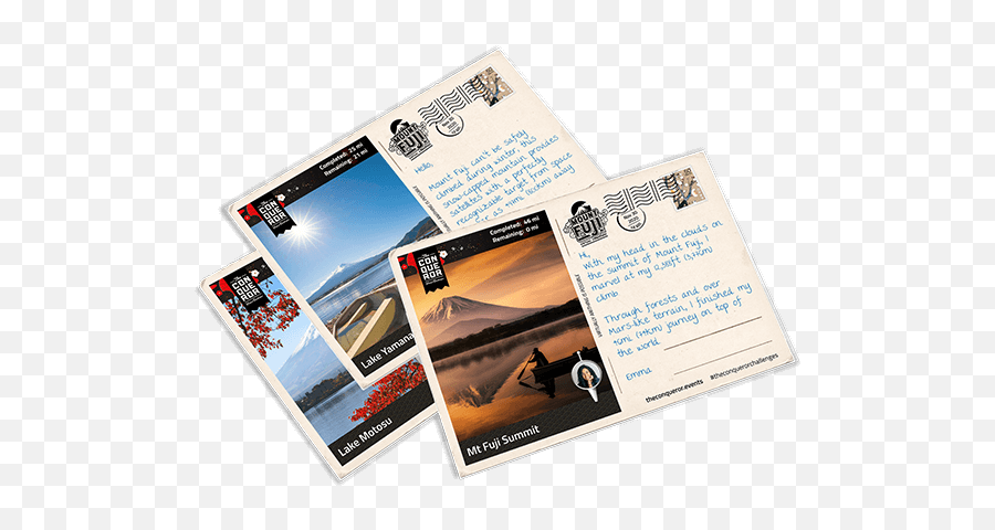 Mount Fuji Virtual Challenge - Conqueror Challenge Virtual Postcards Png,Mt Fuji Icon