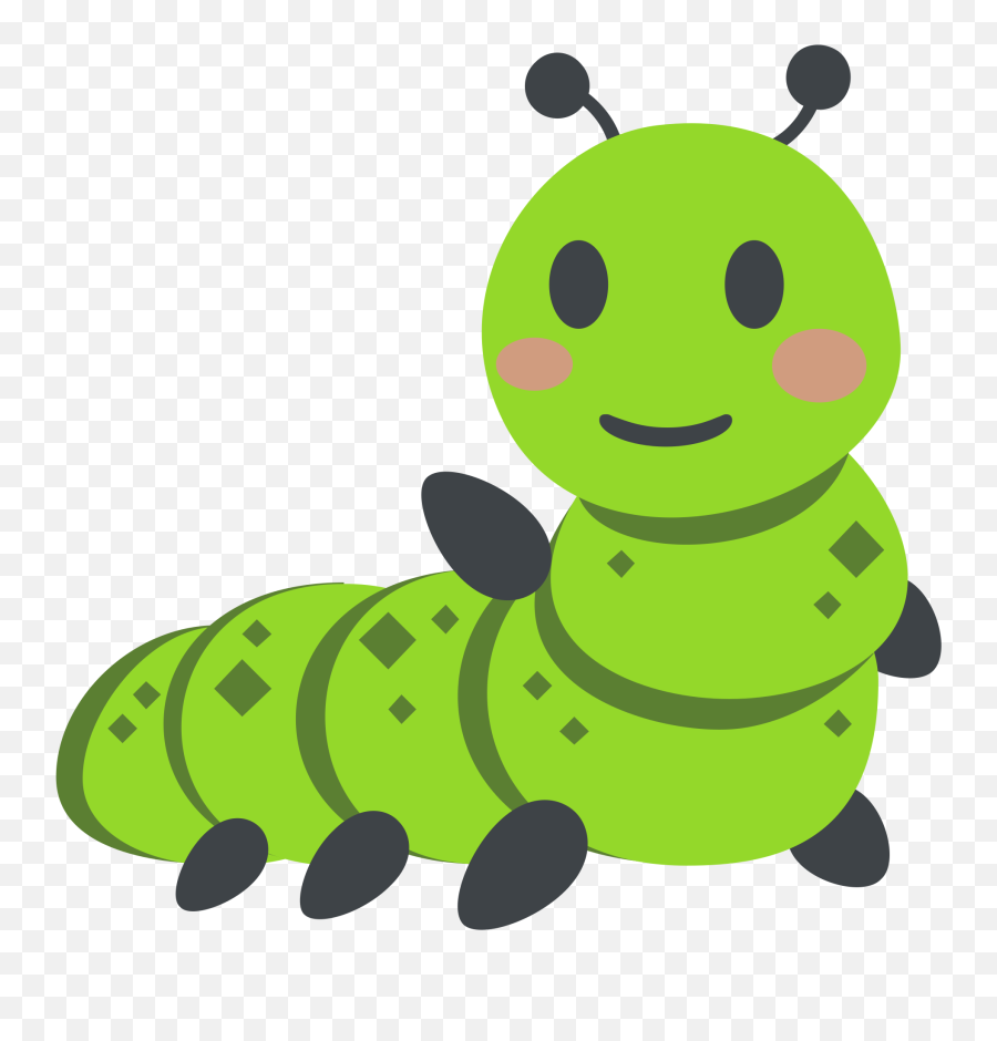 Image Result For Caterpillar Clip Art - Bug Emoji Png Bug Emoji,Caterpillar Transparent Background