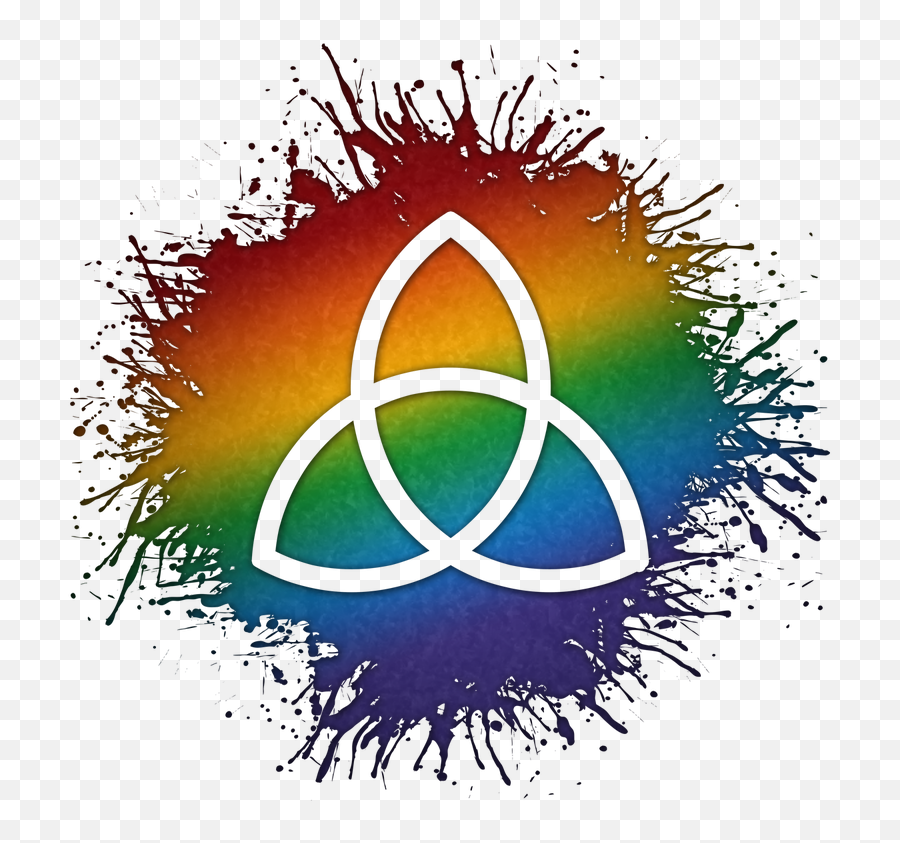 Rainbow Triquetra Gifts U0026 Gear Lgbtq Pride How Do You Rock Your - Rainbow Yin And Yang Png,Triquetra Png