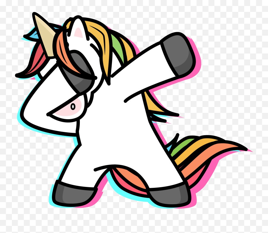 Dabbing Unicorn Png - Image Of Unicorn Dab Shirt Dabbing Unicorn Dab Png,Unicorn Png Transparent