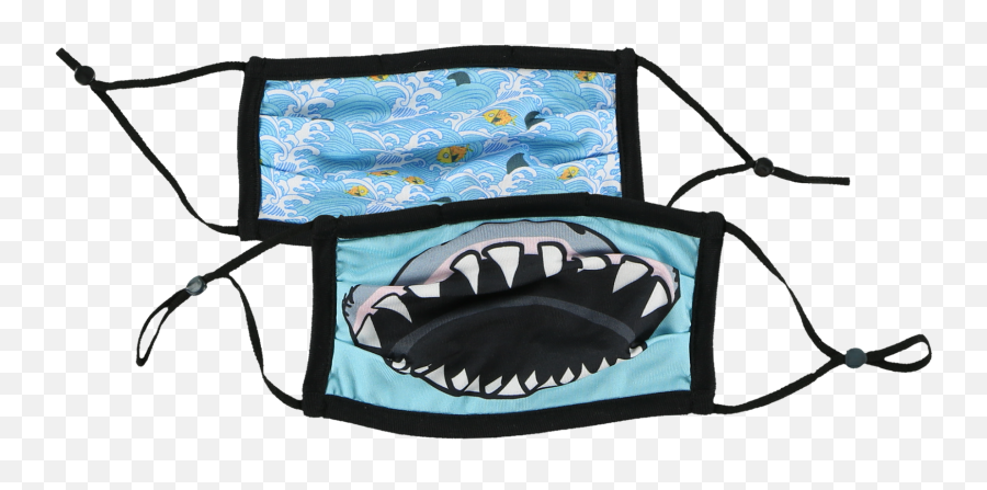 Shark Kid Face Mask 2 - Pack Sketch Png,Shark Tooth Icon