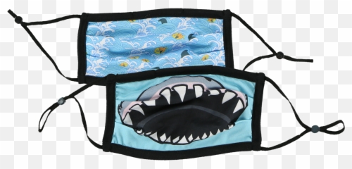 Shark Kid Face Mask 2 - Pack Sketch png