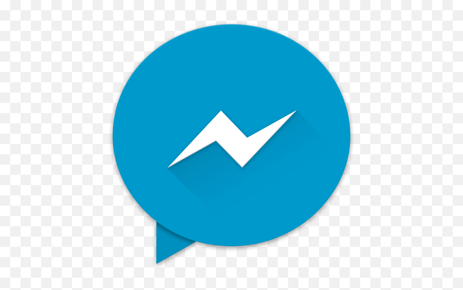 Facebook Messenger Material Icon - Transparent Facebook Messenger Logo Png,Facebook Messenger Icon Png