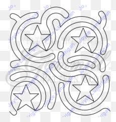 Swirly Stars E2e - Illustration png