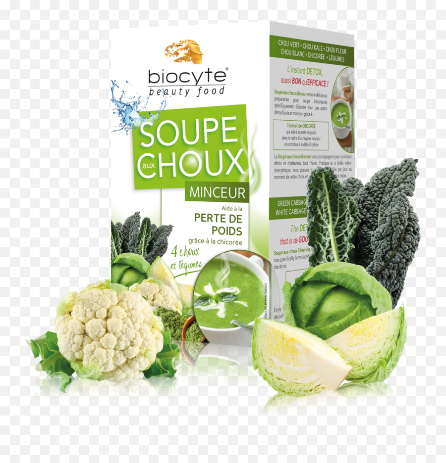 Slimming Dehydrated Cabbage Soup - Biocyte Biocyte Soupe Aux Choux Png,Cabbage Png